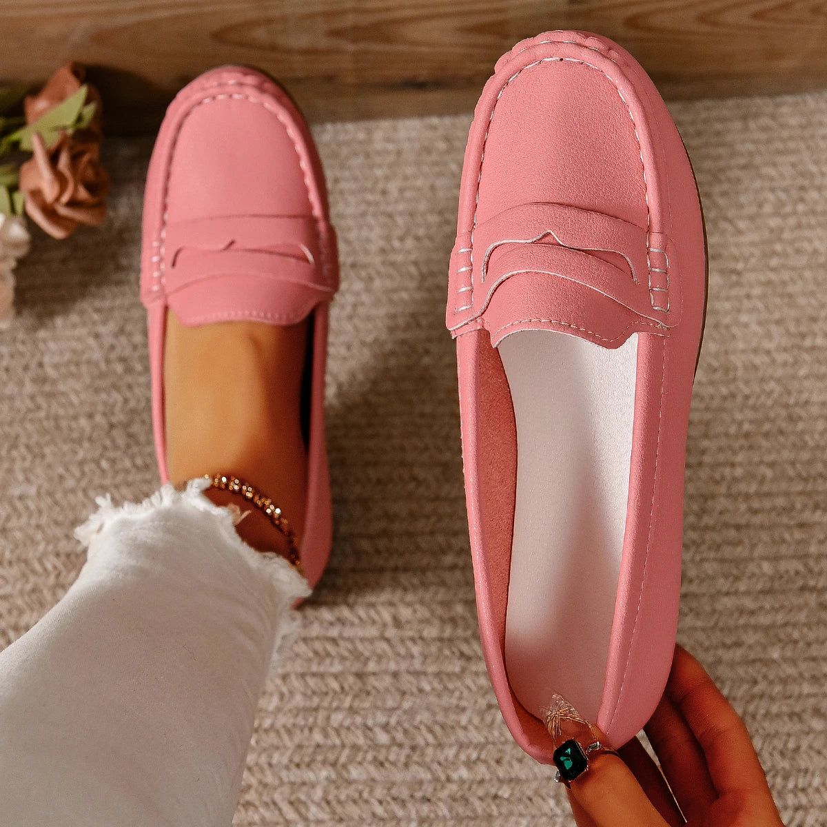 Mocassin  femme confort premium