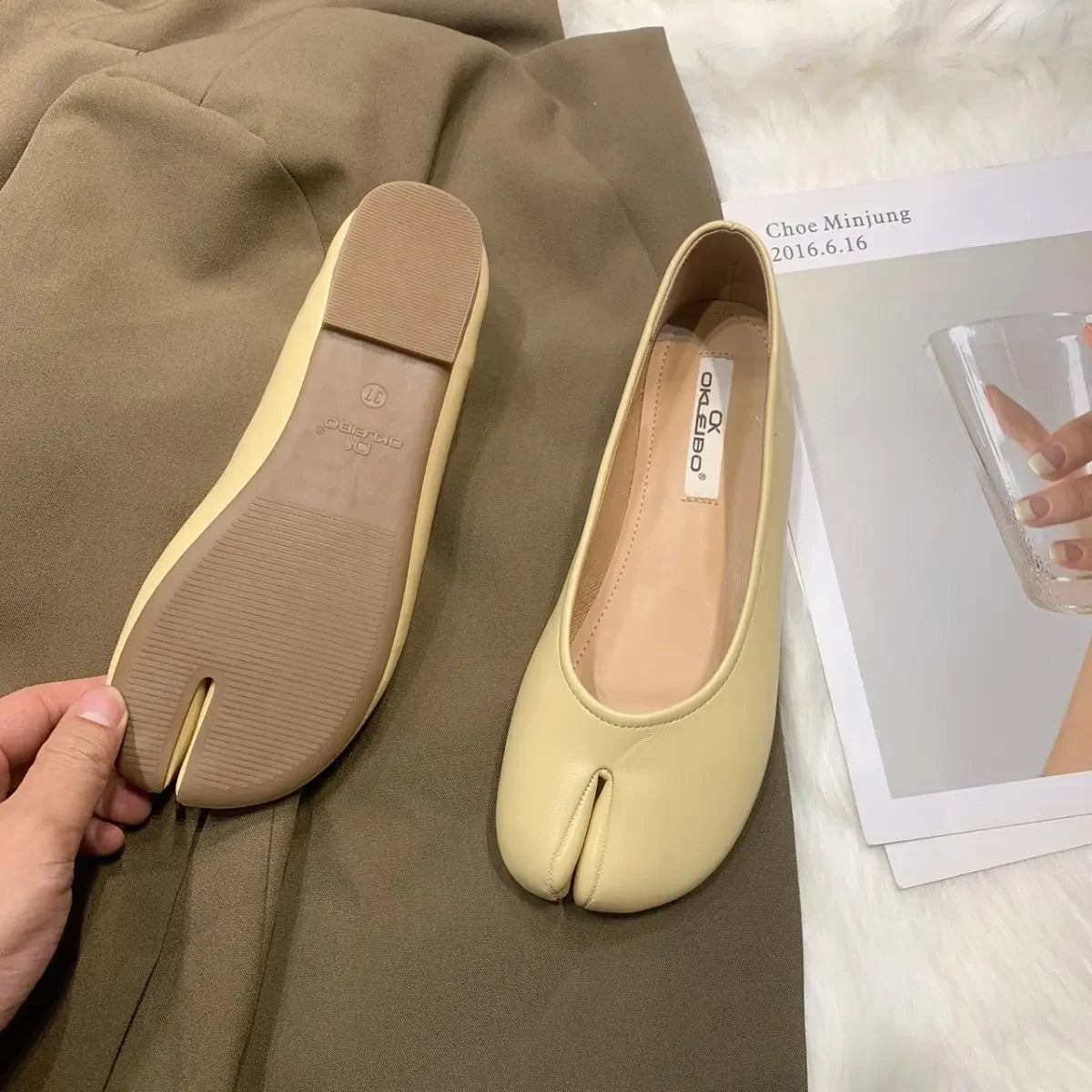 mocassin  marron femme