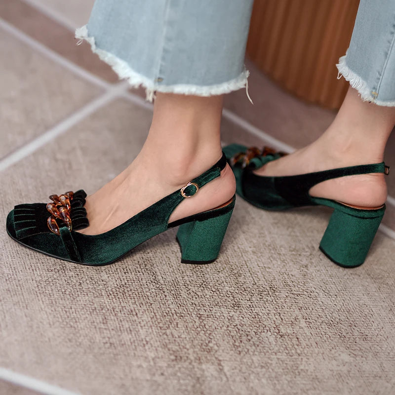 Mocassin bride femme