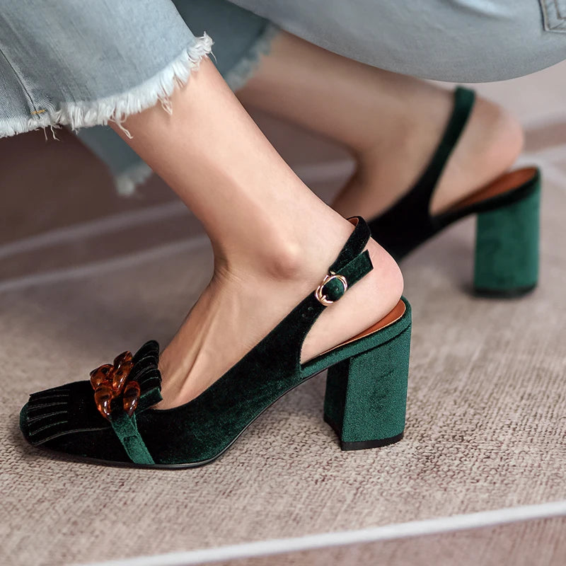 Mocassin bride femme