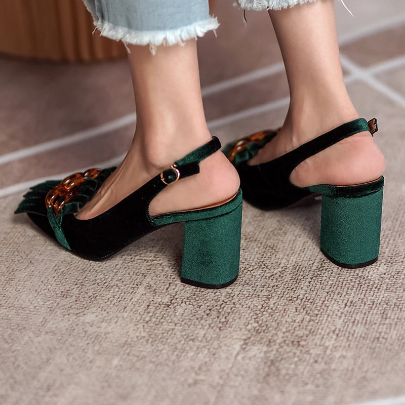 Mocassin bride femme